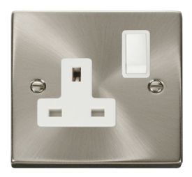 VPSC035WH  Deco Victorian 1 Gang 13A DP Switched Socket Outlet